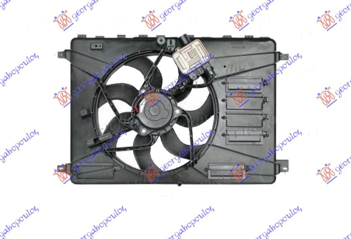 ventilator komplet (jednostruki) 3.2  benzin - 2.2 dizel (380mm)