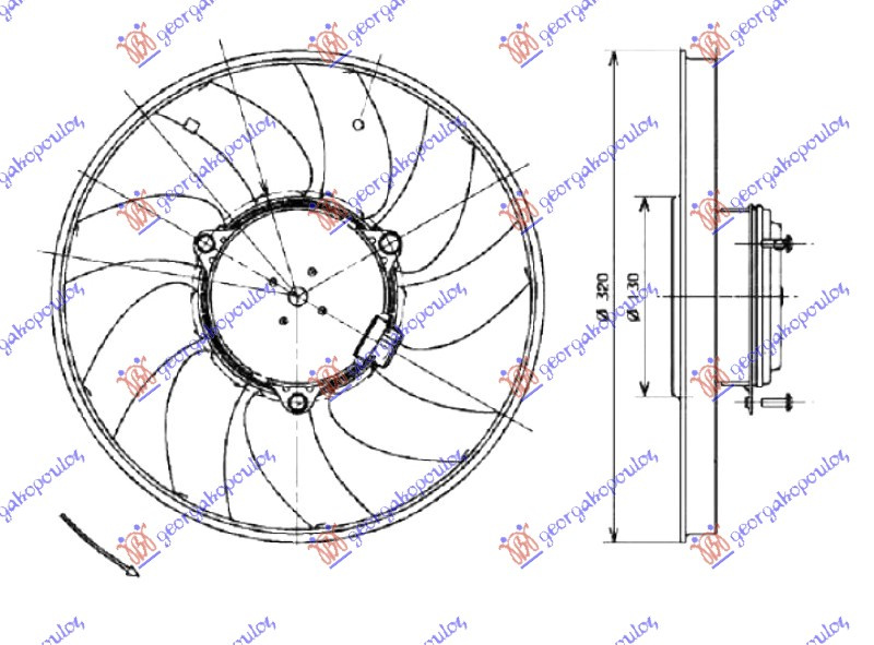 ventilator komplet klime 20-21-25-30TDi