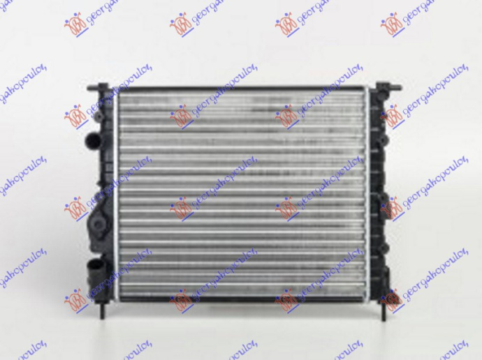 HLADNJAK MOTORA . BENZIN - DIZEL (43x38) SA PUMPOM (VENTILATOR/EKRAN) (VALEO CLASSIC)