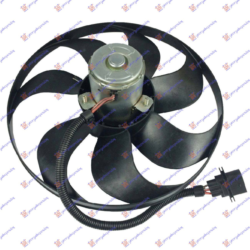 hladnjak ventilator (motor + ventilator) (345mm) (250/60w) (3pin) (7WING)