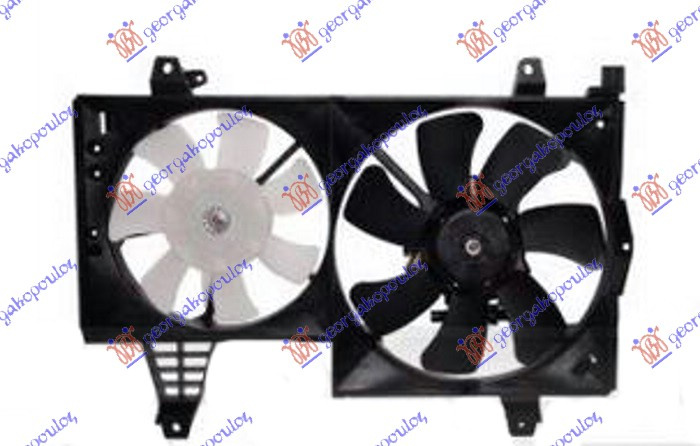 SET VENTILATORA (DUPLI) 2.0 TURBO BENZIN (320/250mm)