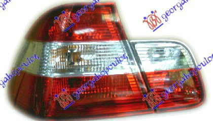 Štop lampi (SET) tip 01- (CRVENO-KROMIRANE)