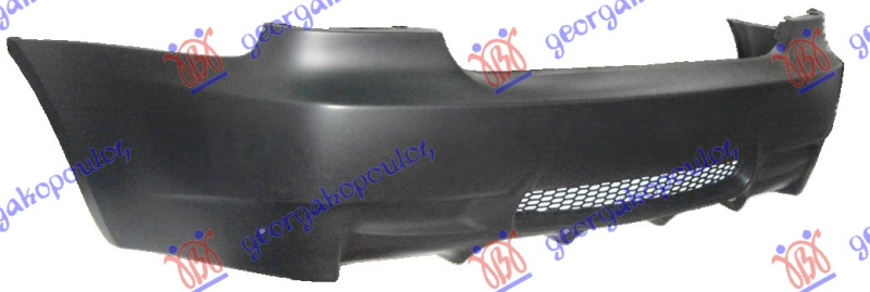zadnji branik (M3 LOOK) jednostruki MUFFLER OUT