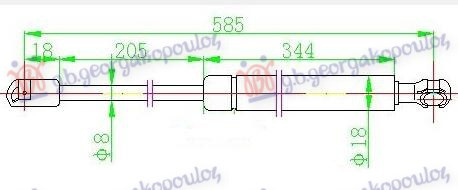 AMORTIZER HAUBE (587.5L-590N)