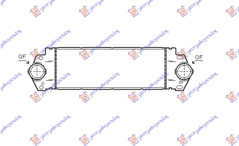 hladnjak intercoolera . 19-20-25 TDi (720x195