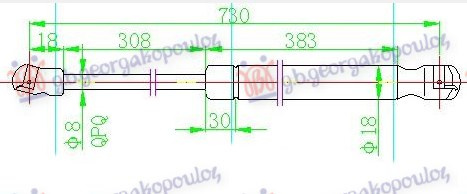 AMORTIZER HAUBE (728L-265N)