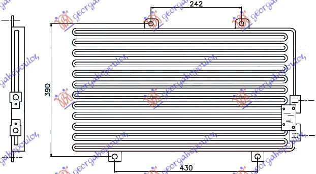 HLADNJAK KLIME 95- TS (54,5x34,5)