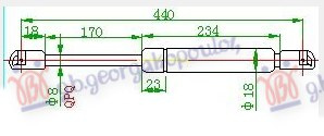 AMORTIZER GEPEK VRATA (440L-480N)