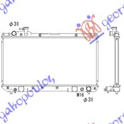 hladnjak .20i16V+/-AC(35x698)s gornji PINS
