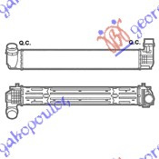 HLADNJAK INTERC. 2,0 DCi (655x105x100)