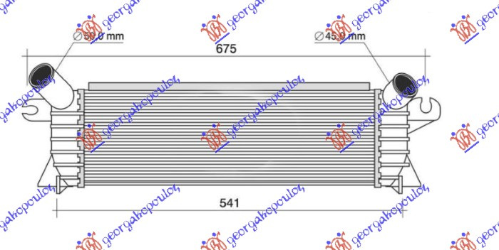 INTERCOOLER 1.9 DCI DIESEL 00- (480x133)