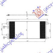 HLADNJAK KLIME 2.8 D/TDi (64x31x16) 03-