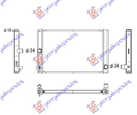 HLADNJAK 1.4 D4d (KOYO)