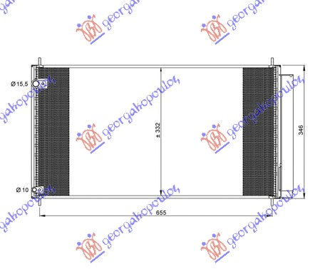 HLADNJAK KLIME 2.0-2.2 D4D DSL (670x330x16)