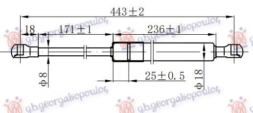 amortizer  (prtjažnik) (443L-455N)