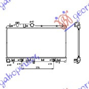 HLADNJAK MOTORA 2.0-2.5i-16V (34x68.5x16)AUTO