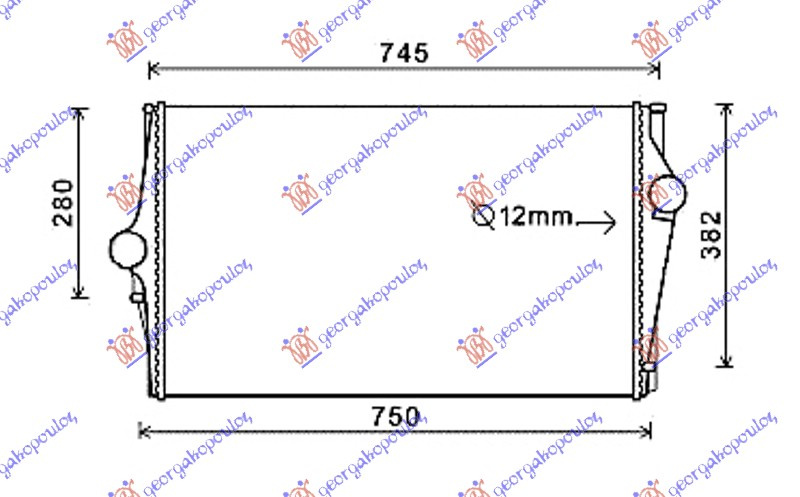 INTERCOOLER BENZIN - DIZEL (690x420x30)