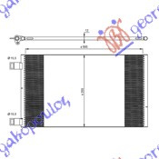 HLADNJAK KLIME 1.6i 16V - 1.5 Dci (57.5x35.5x12)