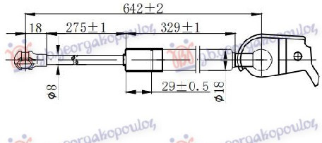 AMORTIZER HAUBE (642L-230N)