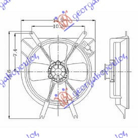 VENTILATOR KOMPLET KOMPLET (BENZIN)