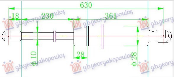 amortizer  (prtjažnik) (620L-625N)