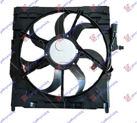 KOMPLET VENTILATORA 3.0-4.8 BENZIN (520mm) (600W) (3PIN)