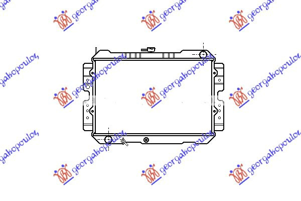 HLADNJAK ZA MOTOR 1.6-2.2 BENZIN (37.5x56.8x1.6)