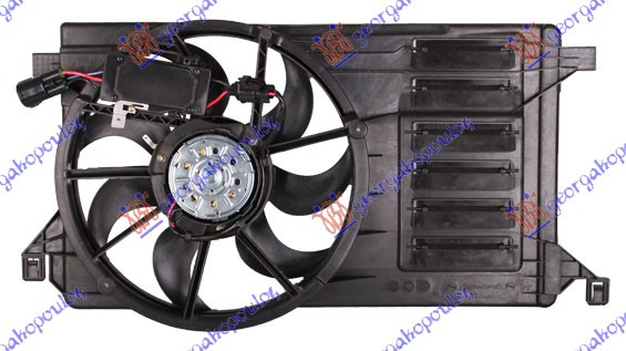 ventilator komplet 1.6-2.0i 16V (jednostruki)