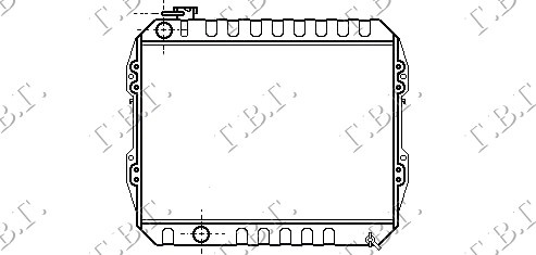 HLADNJAK MOTORA 2.4D (45x52)