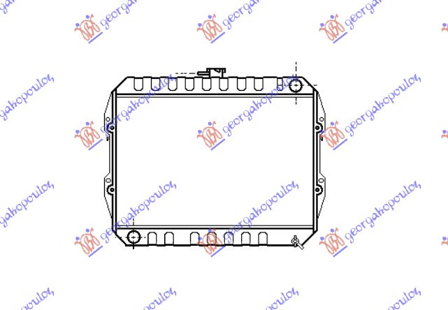 HLADNJAK MOTORA 2.4D (45x52)