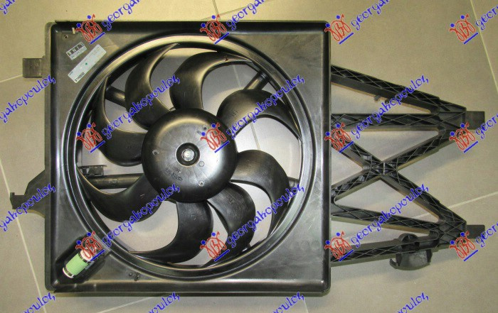 ventilator komplet 1.4  benzin (370mm) (400W) (MAHLE BEHR PREMIUM LINE)