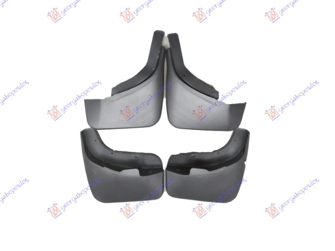 MUD FLAPS FRONT-REAR (4PCS)