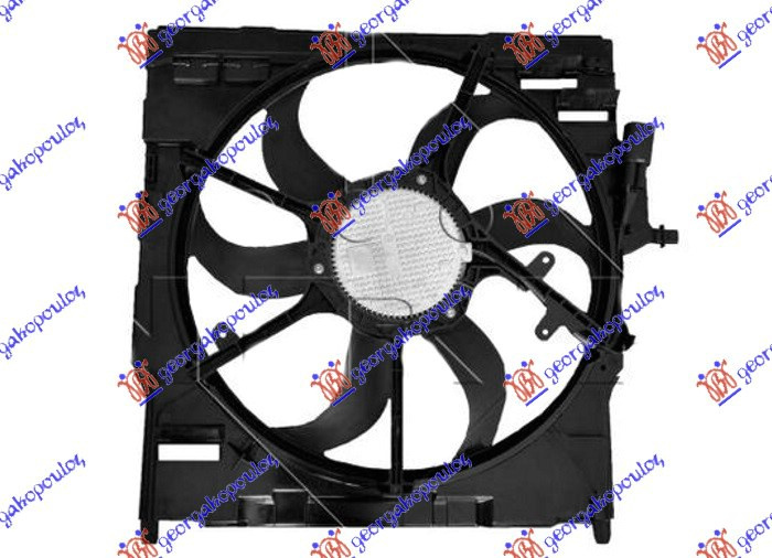 ventilator komplet 2.0-3.0  benzin - 2.0-3.0 dizel (520mm) (400W) (3pin)