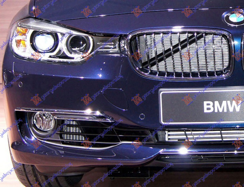 lajsna rešetke prednjeg branika (krom) (LUXURY)
