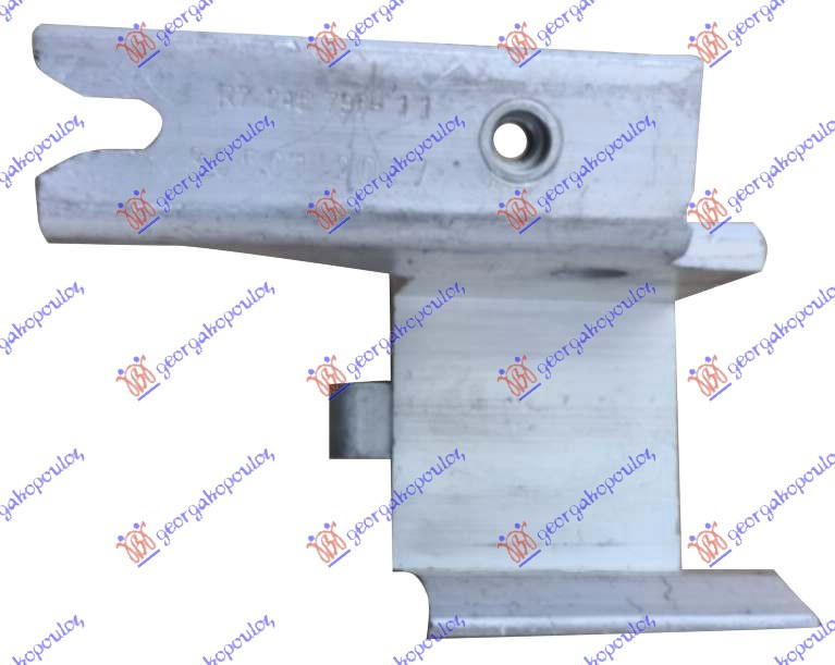 nosač prednjeg branika  gornji unutrašnji aluminijski