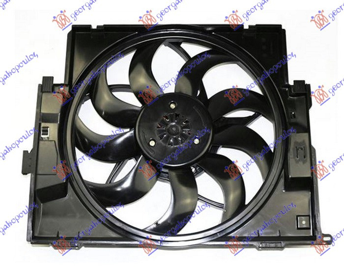 ventilator komplet (jednostruki)  benzin - dizel (485mm) (3pin) (300w)