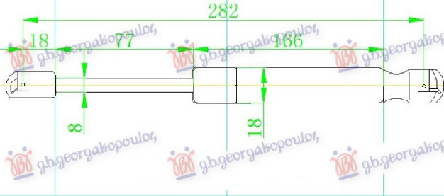 amortizer  (hauba) (282L-610N)