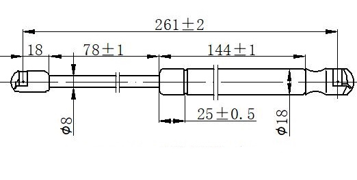 AMORTIZER HAUBE (261L-470N)