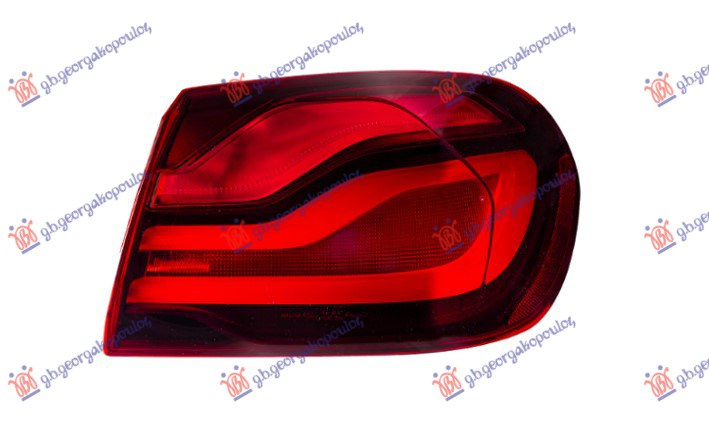 štop svjetlo vanjska strana smoked LED 17- (ULO)