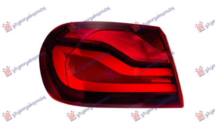 štop svjetlo vanjska strana smoked LED 17- (ULO)