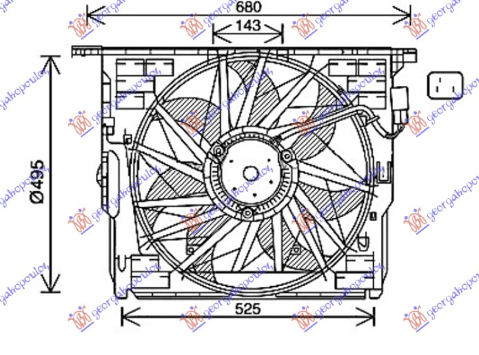 VENTILATOR KIT BENZIN / DIZEL 3 PIN