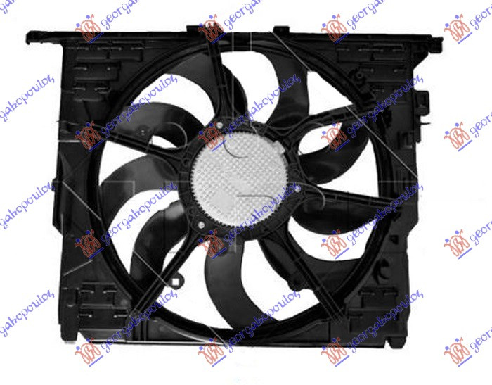 ventilator komplet 3.0  benzin (485mm) (600W) (3pin)