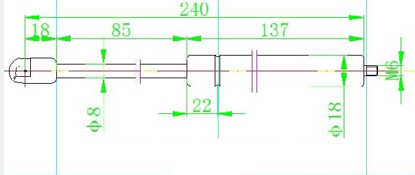 amortizer  (hauba) (240L-410N)