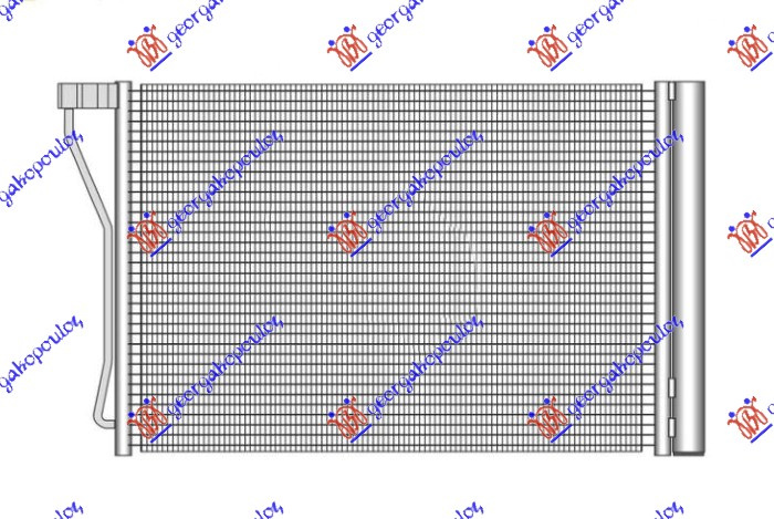 HLADNJAK KLIME 4,4 M6 BENZINSKI (625x410x16)