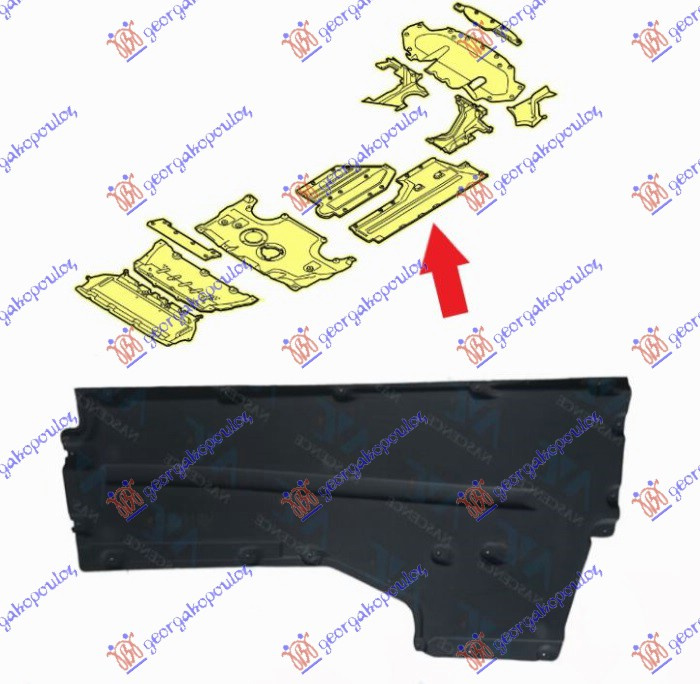 zaštita motora  plastični