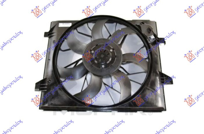 KOMPLET VENTILATORA 3.6 BENZIN - 3.0 DIZEL (505 mm) (3 PIN)