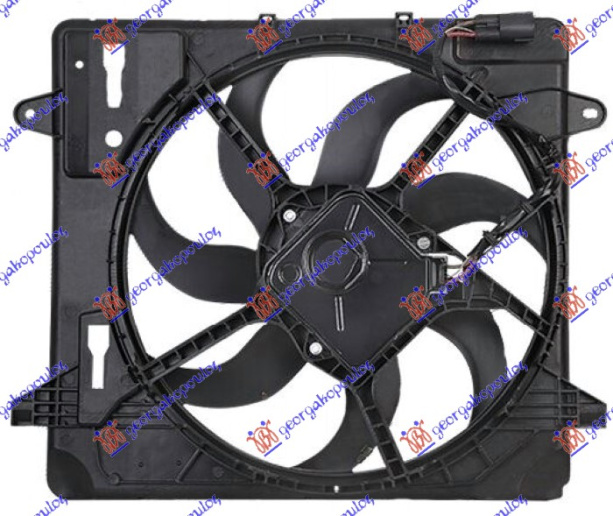 KOMPLET VENTILATORA 3.6 V6 BENZIN (485mm) (3PIN)