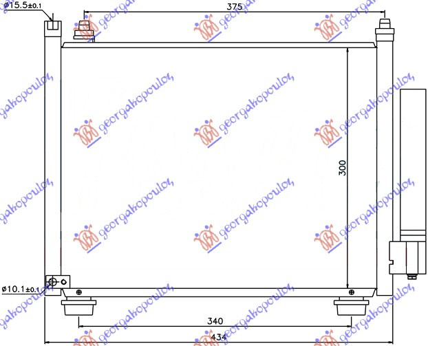 hladnjak 1.3 DDiS 03- (38.5x30.8x20)