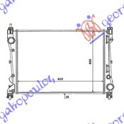 HLADNJAK MOTORA 1.4i-16V-1.3JTD (62x39.5x-1.6)