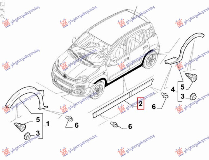 PRAG VRATA PLASTIČNI (CROSS/4X4/TREKKING) (O)